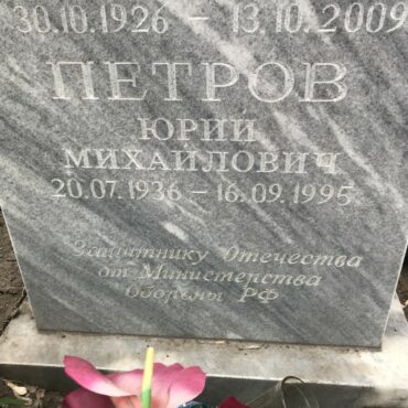 Петров Юрий Михайлович