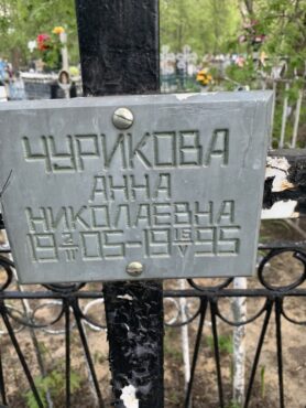Чурикова Анна Николаевна