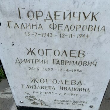 Гордейчук, Жоголевы