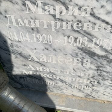 Халеева Анастасия Максимовна