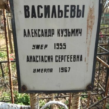 Васильев Александр Кузьмич