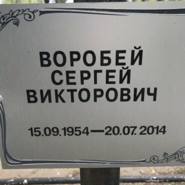 Воробей Сергей Викторович