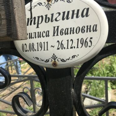 Стрыгина Василиса Ивановна