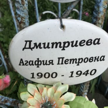 Дмитриева Агафия Петровна