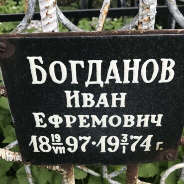 Богданов Иван Ефремович