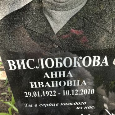 Вислобокова Анна Ивановна