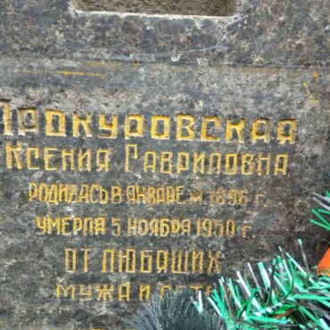 Прокуровская Ксения Гавриловна