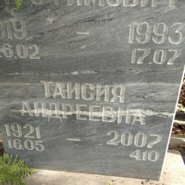 Ткаченко Таисия Андреевна