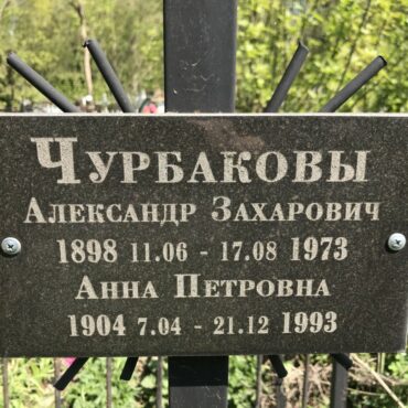 Чурбакова Анна Петровна