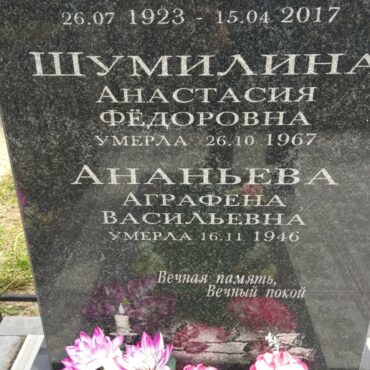Ананьева Аграфена Васильевна