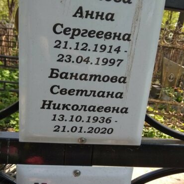 Банатова Светлана Николаевна