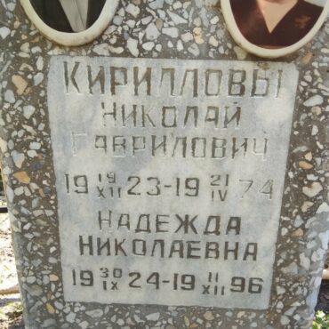 Кириллова Надежда Николаевна