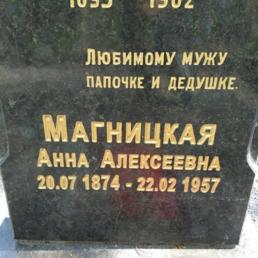 Магницкая Анна Алексеевна