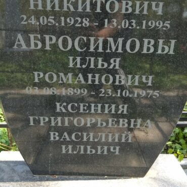 Абросимова Ксения Григорьевна