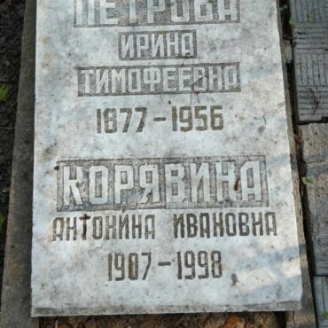 Корявина Антонина Ивановна