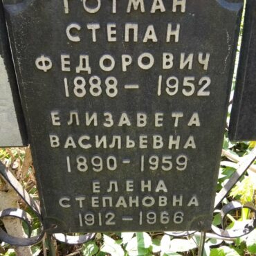 Готман Елизавета Васильевна