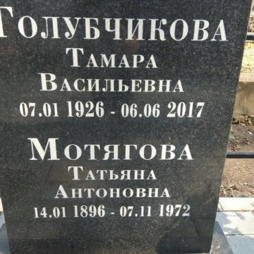 Мотягова Татьяна Антоновна